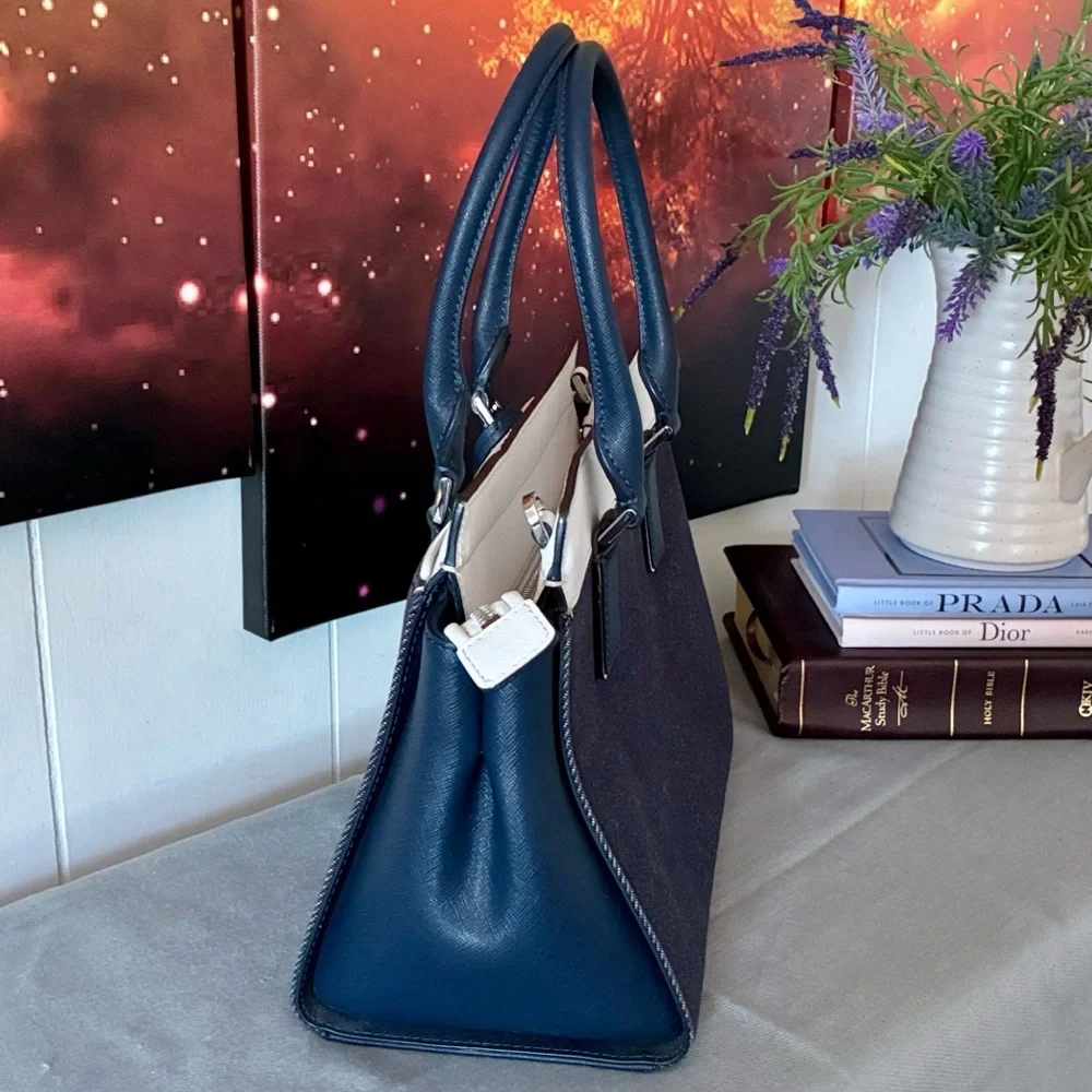 Kate Spade Cameron Denim Satchel - Picture 6 of 15